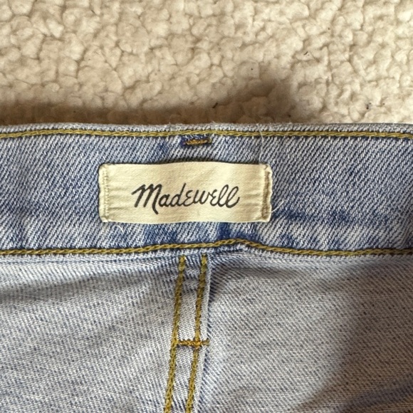 Madewell The Perfect Vintage Straight Button Fly Light Wash Jeans - Picture 2 of 7